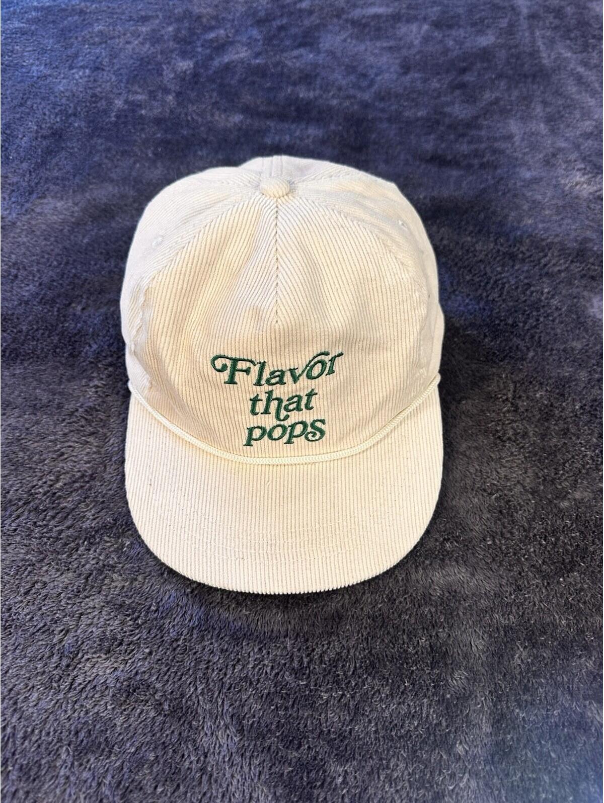 Simply Pops Beige Hat Flavor That Pops Embroidery Men Simply Pops Beige Hat Flavor That Pops Embroidery Men